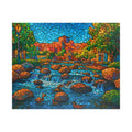 Stone River Puzzle 500 or 1000 Piece Nature Landscape Puzzle, Colorful Scenic Puzzle